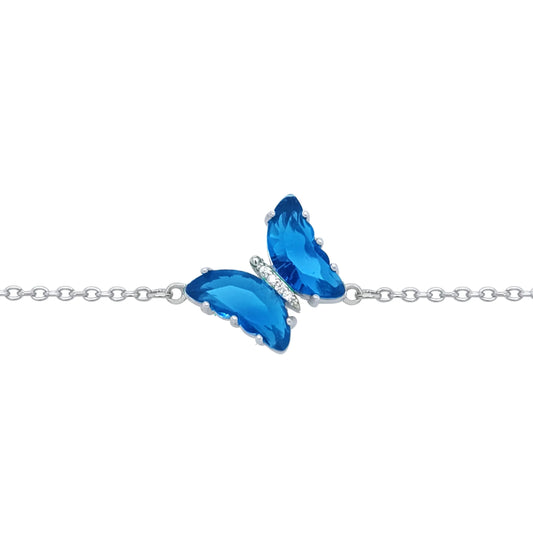 Blue Butterfly Bracelet